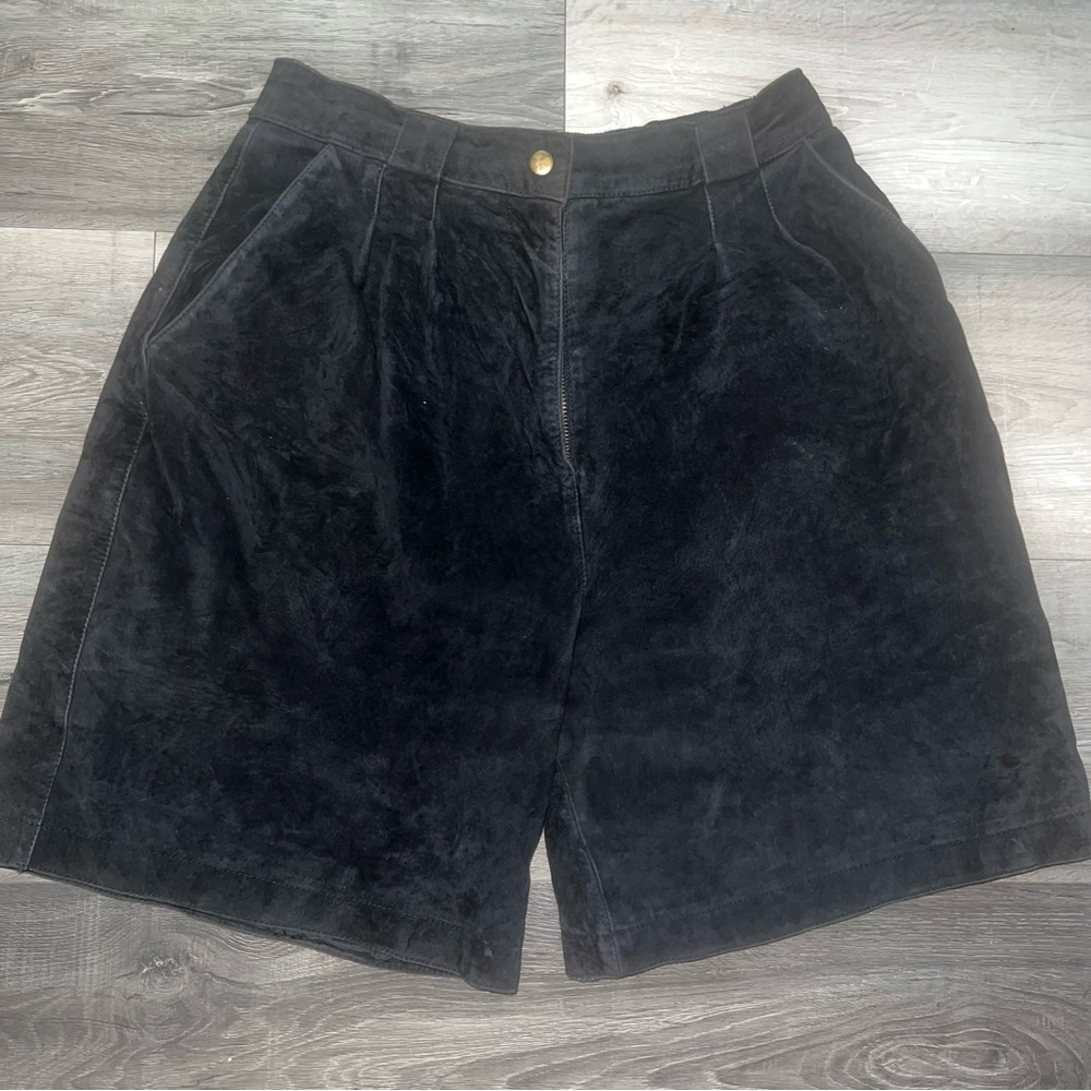 ILC - Vintage Leather High Rise Shorts Women’s Size 11/12 100% Leather